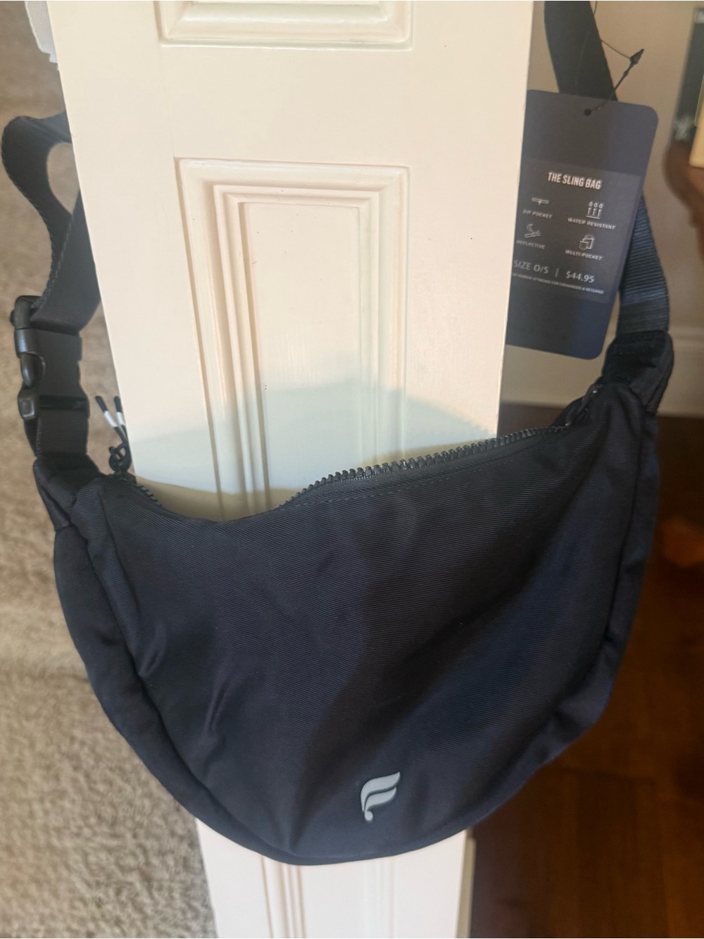 Fabletics Black Sling Belt Bag